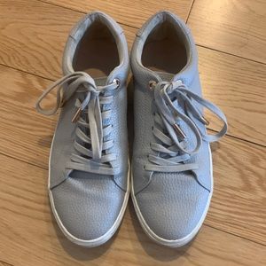 Topshop Curly Low Top Gray Sneakers